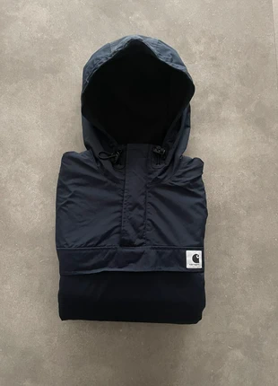 Veste pull sweat Hoodie zip coup vent Carhartt bleu marine à capuche taille S, marke: Carhartt, zustand: Sehr gut, größe: S, 55,00 €, 58,45 € inklusive Vinted-Käuferschutz