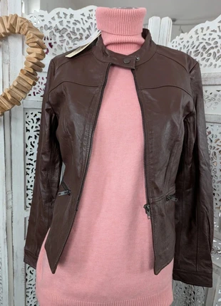 Perfecto femme en cuir marque Jacqs Leather taille M couleur Brown, marke: jacqs leather, zustand: Sehr gut, größe: M / 38 / 10, 49,99 €, 53,19 € beinhaltet Vinted-Käuferschutz Pro