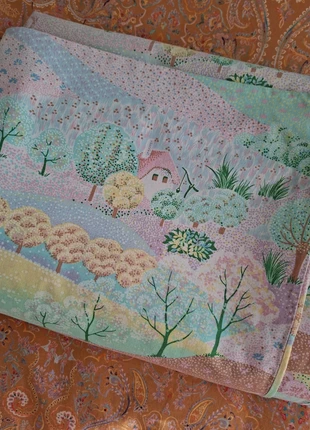 Housse de couette imprimé paysage 1 personne vintage années 80, marque: années 80, état: Très bon état, taille: Simple (135-150 cm x 200-220 cm), 20,00 €, 21,70 € Protection acheteurs incluse