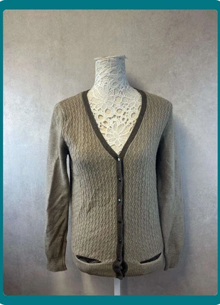 Cardigan marron bicolore avec poches – Love&Money – Taille L – Lot MI17, marca: Love and Money, estado: Muito bom, tamanho: L / 40 / 12, €8.60, €9.73 inclui Proteção do Comprador Pro