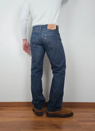 Jean Levi’s 501 W30 L30 – 100% coton coupe droite – bleu gris, merk: Levi's, staat: Heel goed, maat: W30 | FR 40, € 35,00, € 37,45 inclusief Kopersbescherming Pro