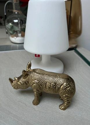 Rhinocéros doré / Animal decoration, marque: sansnom., état: Neuf sans étiquette, 6,50 €, 7,53 € Protection acheteurs incluse