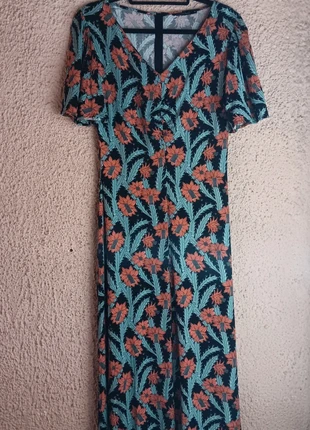 Robe longue maxi Monoprix taille 36 marine motifs fleuris oldmoney, marke: Monoprix, zustand: Sehr gut, größe: S / 36 / 8, 15,00 €, 16,45 € inklusive Vinted-Käuferschutz