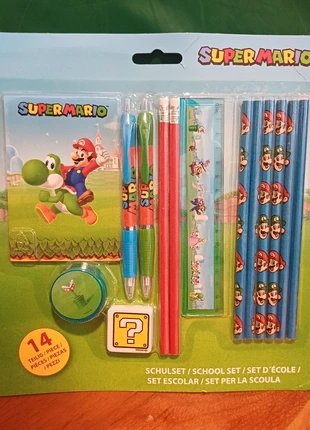 Set cancelleria Mario Bross NUOVO, marque: Super Mario, état: Neuf avec étiquette, 5,00 €, 5,95 € Protection acheteurs incluse