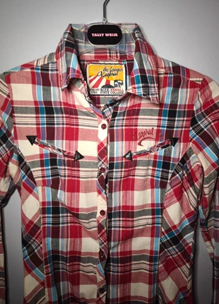 Chemise à carreaux – Kaporal XS, marke: Kaporal, zustand: Sehr gut, größe: XS / 34 / 6, 5,00 €, 5,95 € inklusive Vinted-Käuferschutz