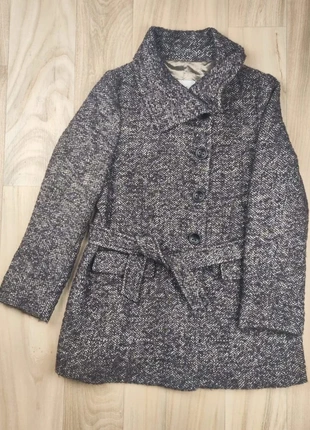 Manteau ceinturé col large Y2K, Gigue, élégant raffiné et intemporel, multicolore, taille 44/L femme, merk: Gigue, staat: Heel goed, maat: L / 40 / 12, € 15,00, € 16,45 inclusief Kopersbescherming Pro