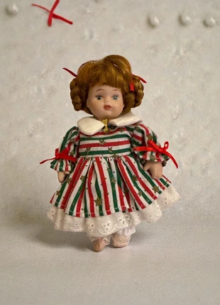 Poupée porcelaine collection 16cm articulée Noël vintage, brand: Collection, condition: Very good, size: 5 years / 110 cm, €4.25, €5.16 includes Buyer Protection