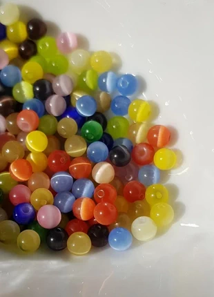 🧿Lot 200 perles oeil de chat 4 mm neuves, marque: Oeil de chat Perles, état: Neuf, 5,00 €, 5,95 € Protection acheteurs incluse
