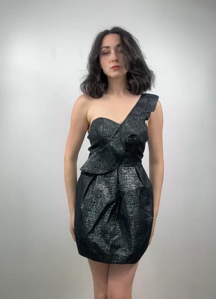 Robe soirée noire et argentée, marque: Miss Selfridge, état: Très bon état, taille: M / 38 / 10, 6,50 €, 7,53 € Protection acheteurs incluse