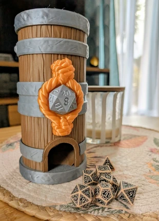 Tour à Dés Impression 3D - Style Tonneau de Pirate / Fantastique, marque: RECREAJU, état: Neuf sans étiquette, 25,90 €, 27,90 € Protection acheteurs (Pro) incluse