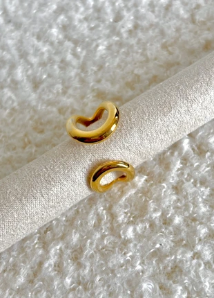 Bague tendance ajustable dorée en acier inoxydable, marca: Tendance, estado: Muito bom, tamanho: Ajustável, €4.50, €5.43 inclui Proteção do Comprador Pro