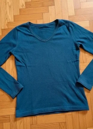 Pull fin col V bleu Ditta Jin Yongle taille S, marke: Ditta Jin Yongle, zustand: Sehr gut, größe: S / 36 / 8, 2,70 €, 3,54 € inklusive Vinted-Käuferschutz