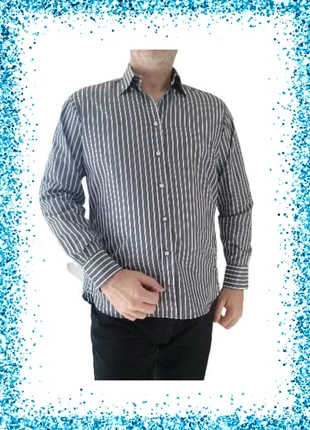 Chemise à rayures manches longues Tommy Hilfiger taille M, brand: Tommy Hilfiger, condition: Very good, size: M, €11.00, €12.25 includes Buyer Protection