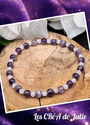 Bracelet amethyste, brand: Fait Main, condition: Very good, €12.00, €13.30 includes Buyer Protection