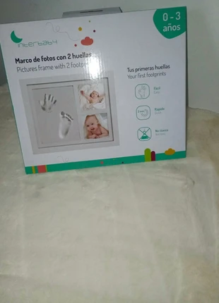 Marco de fotos huella bebé, marque: Bebe, état: Neuf avec étiquette, 20,00 €, 21,70 € Protection acheteurs incluse