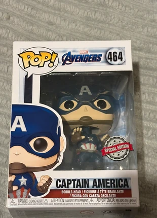 The Funko Pop! Marvel Avengers Endgame Captain America, brand: Funko Pop, condition: New with tags, size: One size, £10.00, £11.10 includes Buyer Protection