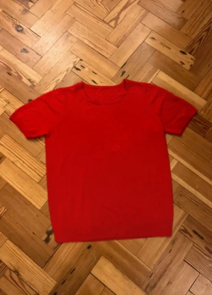 Red Knit Short Sleeve Jumper, brand: Vintage, condition: Very good, size: L / 12, £15.00, £16.45 includes Buyer Protection