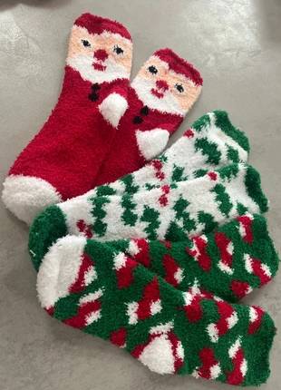 Ensemble lot de 3 paires de chaussettes de Noël neuves, brand: Noël, condition: New without tags, size: One size, €5.00, €5.95 includes Buyer Protection