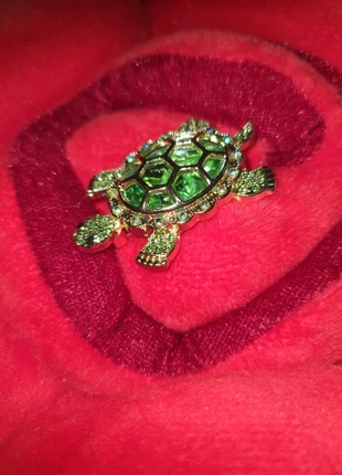 Broche Tortue verte, marque: sans marque, état: Neuf sans étiquette, 3,00 €, 3,85 € Protection acheteurs incluse