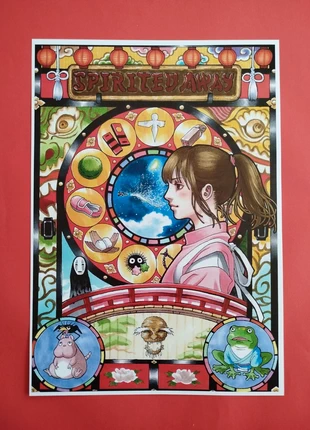 Poster 42x30cm A3 Chihiro Studio Ghibli Miyazaki Exclusif Concept Art Film Movie, marque: Ghibli, état: Très bon état, 7,00 €, 8,05 € Protection acheteurs incluse