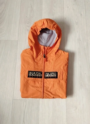 Veste coupe vent Napapijri Rainforest | Taille 10ans Hommes | Orange logo brodé, marque: Napapijri, état: Bon état, taille: 10 ans / 140 cm, 20,00 €, 21,70 € Protection acheteurs incluse