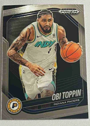 Obi Toppin - 2024-25 - Prizm Black, marque: Panini, état: Neuf sans étiquette, 1,00 €, 1,75 € Protection acheteurs incluse