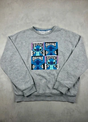 Pull oversize Stich Disney / Taille M femmes / gris et gris foncer, brand: Disney, condition: Very good, size: M / 38 / 10, €5.00, €5.95 includes Buyer Protection
