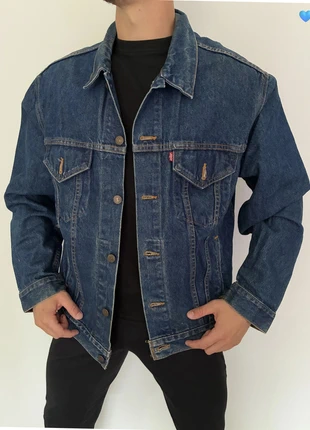 Veste Levis Strauss & Co en Jean bleu Marine, marke: Levi Strauss & Co., zustand: Sehr gut, größe: L / 40 / 12, 63,00 €, 66,85 € inklusive Vinted-Käuferschutz