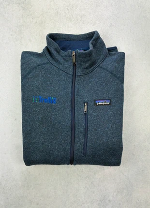 sweat full zip polaire patagonia aille L veste jacket felpa bleu, merk: Patagonia, staat: Heel goed, maat: L, € 55,00, € 58,45 inclusief Kopersbescherming