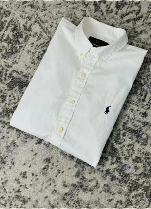 Chemise manches courtes Ralph Lauren blanche taille M homme avec qr code, marque: Ralph Lauren, état: Neuf sans étiquette, taille: M, 34,00 €, 36,40 € Protection acheteurs incluse
