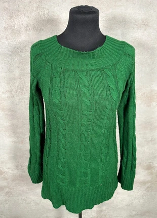 Pull Maille Torsadée Cable Knit Vintage Vintage vert émeraude taille M, brand: Vintage Dressing, condition: Very good, size: M / 38 / 10, €15.00, €16.45 includes Buyer Protection Pro