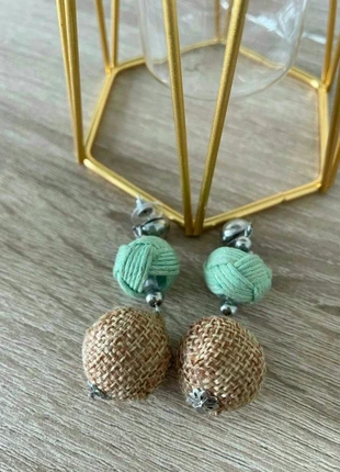 Pendientes verde y marrones largos .
Mango. Solo un uso, marque: Mango, état: Très bon état, 4,00 €, 4,90 € Protection acheteurs incluse