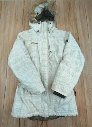 Didriksons / Manteau Ski / Storm System / Femme Taille 160 S / Blanc Crème / Ski Randonnée Montagne, brand: Didriksons, condition: Very good, size: S / 36 / 8, €39.00, €41.65 includes Buyer Protection Pro