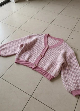 Cardigan rose à carreaux, marque: roosy, état: Très bon état, taille: M / 38 / 10, 46,90 €, 49,95 € Protection acheteurs incluse