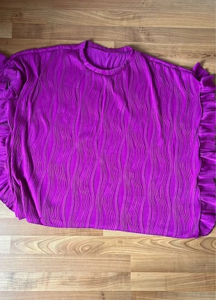 Blouse épaisse chauve souris rose violet taille XXXL (petit trou pas tres visible), condition: Very good, size: XXXL / 46 / 18, €5.00, €5.95 includes Buyer Protection
