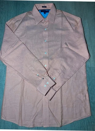 💥 Belle Chemise Tommy Hilfiger Slim Fit, Taille M, Rose Saumon, Exceptionnel 💥, brand: Tommy Hilfiger, condition: Very good, size: M, €29.00, €31.15 includes Buyer Protection Pro