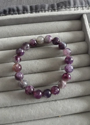 Lepidolita pulsera, marque: Natural B, état: Neuf avec étiquette, 25,00 €, 26,95 € Protection acheteurs incluse