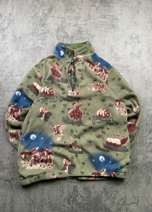 Vintage Crazy Color Fleece Jacket Animal – Rare 70s 80s 90s Oversize – Streetwear – M Size, marque: Vintage Dressing, état: Très bon état, taille: M / 38 / 10, 20,00 €, 21,70 € Protection acheteurs (Pro) incluse