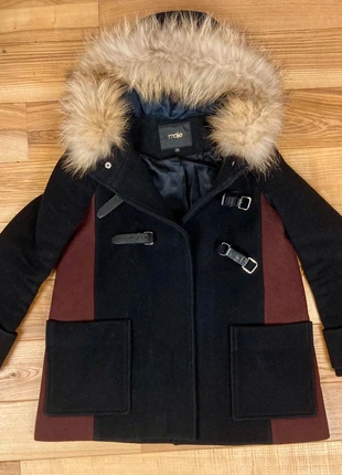 Manteau Maje 36 laine noir et bordeaux, marque: Maje, état: Très bon état, taille: S / 36 / 8, 59,00 €, 62,65 € Protection acheteurs incluse