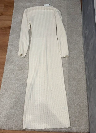 Vestido punto blanco de manga larga de HM, marca: H&M, estado: Nuevo con etiquetas, tamaño: XS / 34 / 6, 25,00 €, 26,95 € Protección al comprador incluida