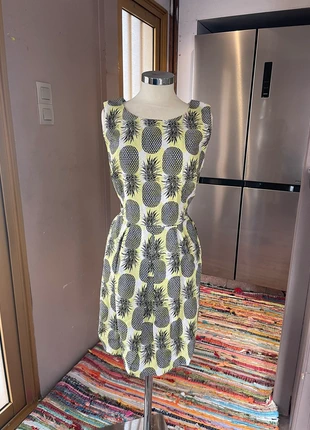 Robe d’été ananas femme soirée, merk: St. Tropez, staat: Heel goed, maat: XXL / 44 / 16, € 10,00, € 11,20 inclusief Kopersbescherming