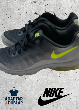 Nike Air Max Black & Neon Yellow Black Training Shoes Lightweight Sports Sneakers, marque: Nike, état: Très bon état, taille: 40, 42,50 €, 45,33 € Protection acheteurs incluse