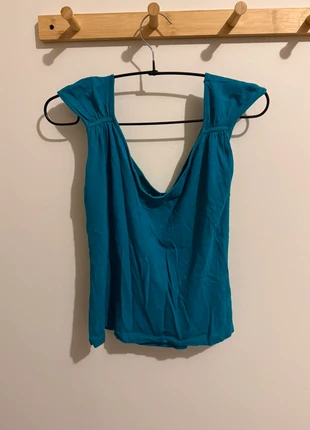 Haut vert, marque: H&M, état: Bon état, taille: M / 38 / 10, 1,00 €, 1,75 € Protection acheteurs incluse