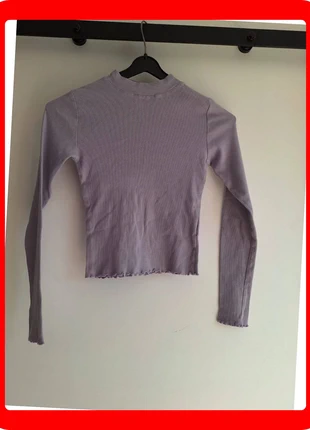 318. Haut violet court à manches longues S, marque: Kiabi, état: Très bon état, taille: S / 36 / 8, 4,00 €, 4,90 € Protection acheteurs (Pro) incluse