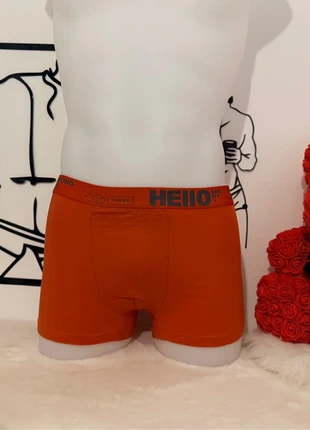 Boxer homme orange – Taille M – Confort doux & doublé, marque: Inconnu, état: Neuf avec étiquette, taille: M, 2,30 €, 3,12 € Protection acheteurs incluse