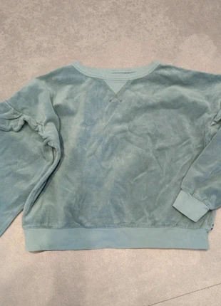 Sweat velours eponge vert d'eau, marca: Petit Bateau, estado: Muito bom, tamanho: 10 anos / 140 cm, €5.00, €5.95 inclui Proteção do Comprador