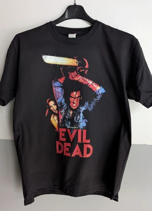 T-shirt nera | Evil Dead, merk: nobrand, staat: Heel goed, maat: M, € 13,00, € 14,35 inclusief Kopersbescherming Pro