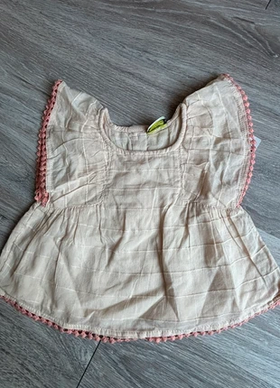 Chemisier TAO 3 mois – Neuf étiquette – Top bébé bisque volanté, marca: TAO, estado: Muito bom, tamanho: 3-6 meses / 62 cm, €3.00, €3.85 inclui Proteção do Comprador