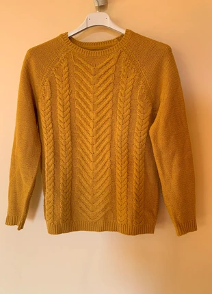 Maglione Bershka / Sweater / Pull / Suéter ocra – S, brand: Bershka, condizioni: Buone, taglia: S / IT 40 / EU 36, €2.00, €2.80 include la Protezione acquisti