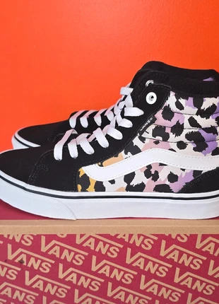 Magnifiques Vans montantes nouvelle co 2025 noir motifs léopard 🐆 modèle rare 37, brand: Vans, condition: New with tags, size: 37, €67.00, €71.05 includes Buyer Protection Pro